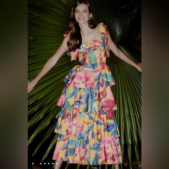 knee length dresses for ladies Farm Rio